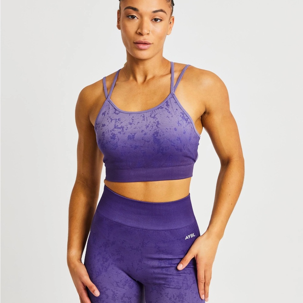AYBL Purple Flare Sports Bra